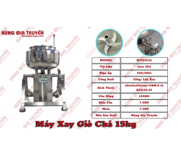 Máy xay giò 15Kg 3 lớp cao cấp