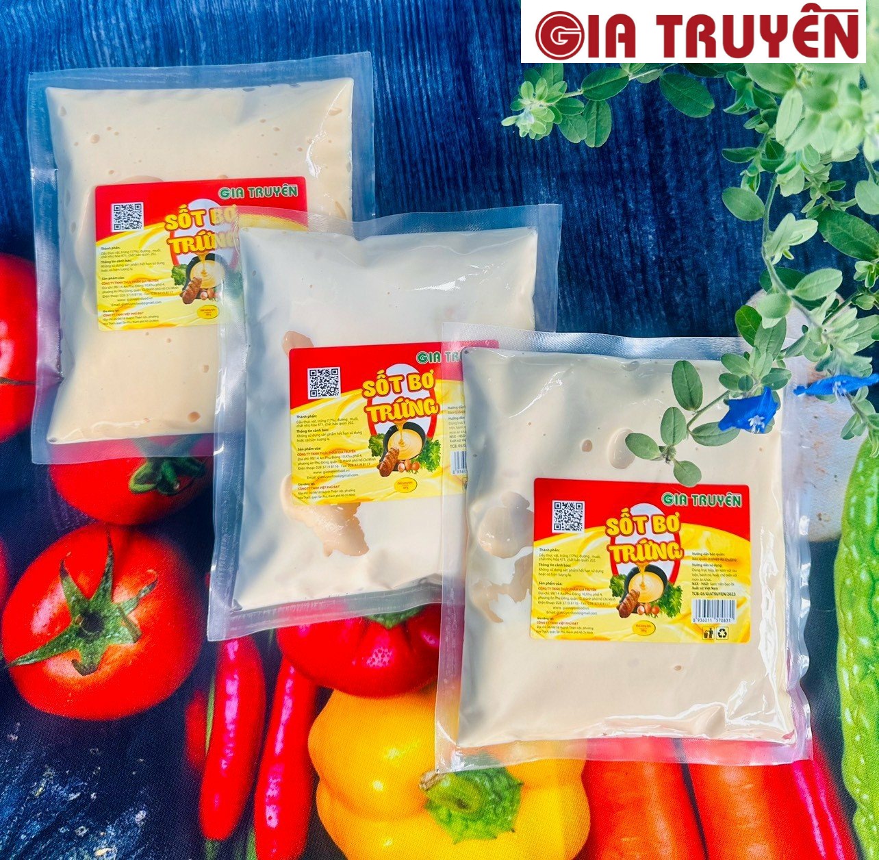 Sốt bơ trứng Gia Truyền Food nói không với phẩm màu