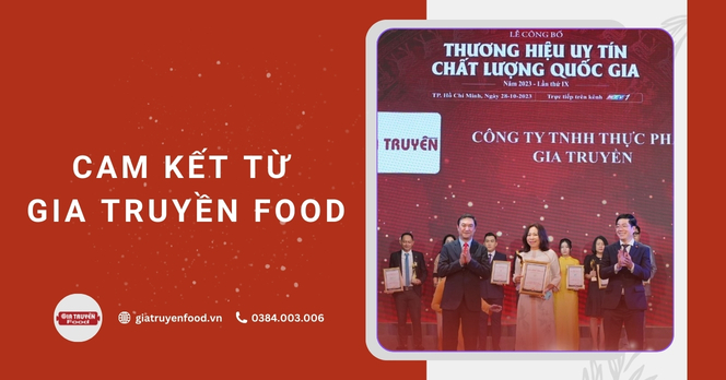Cam kết từ Gia Truyền Food