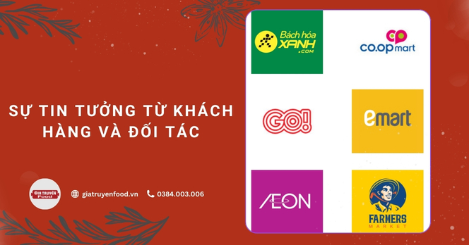 Sự tin tưởng từ khách hàng và đối tác