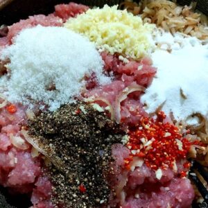 trộn các nguyên liệu