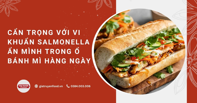 Cẩn trọng với vi khuẩn Salmonella trong bánh mì hàng ngày