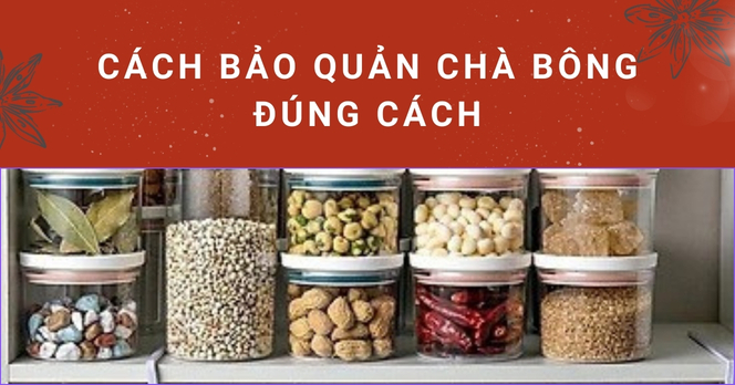 Cách bảo quản chà bông đúng cách