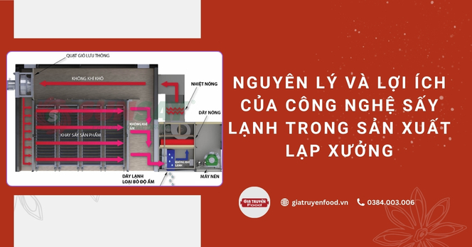 Nguyên lý và lợi ích của công nghệ sấy lạnh trong sản xuất lạp xưởng