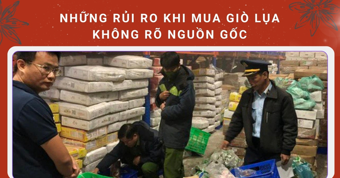 Những rủi ro khi mua giò lụa không rõ nguồn gốc