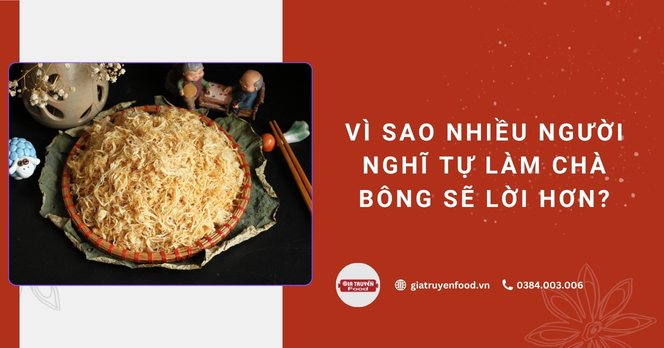 Vì sao nhiều người nghĩ tự làm chà bông sẽ lời hơn?