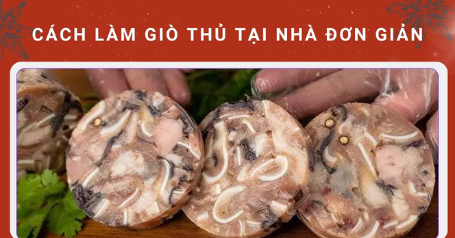 Cách làm giò thủ tại nhà đơn giản